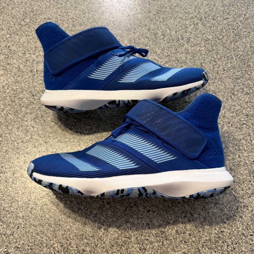 Adidas Harden B/E 3 Basketball Shoes Mens 14 Collegiate Blue G26153 Brotherhood